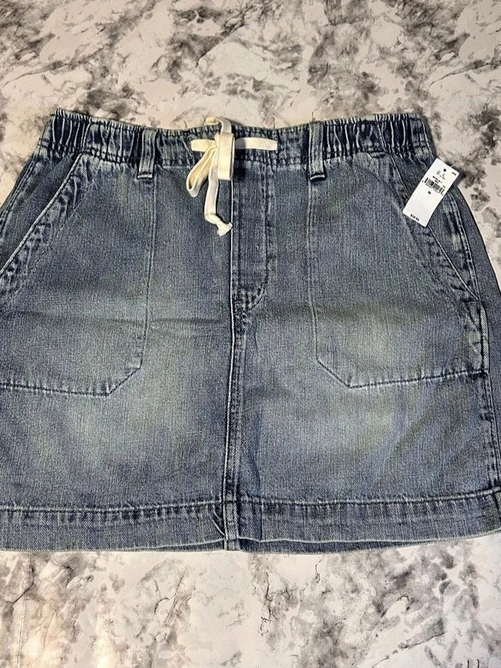 Gap UltraSoft Denim Easy Mini Skirt in Blue